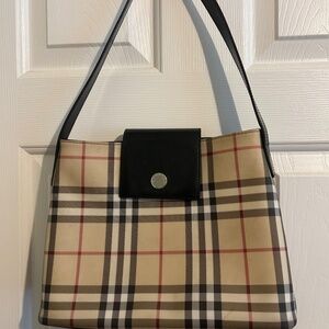 Authentic Burberry Nova Check Hand-Shoulder Bag